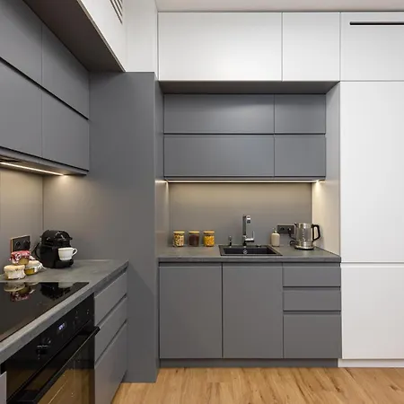 Ecru Luxurious In Port Praski With Balcony Wwa35 Apartmán *