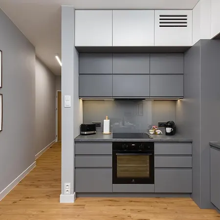 Ecru Luxurious In Port Praski With Balcony Wwa35 * Warsaw
