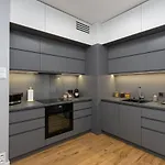Ecru Luxurious In Port Praski With Balcony Wwa35 شقة *