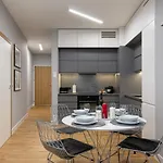 شقة Ecru Luxurious In Port Praski With Balcony Wwa35 وارسو